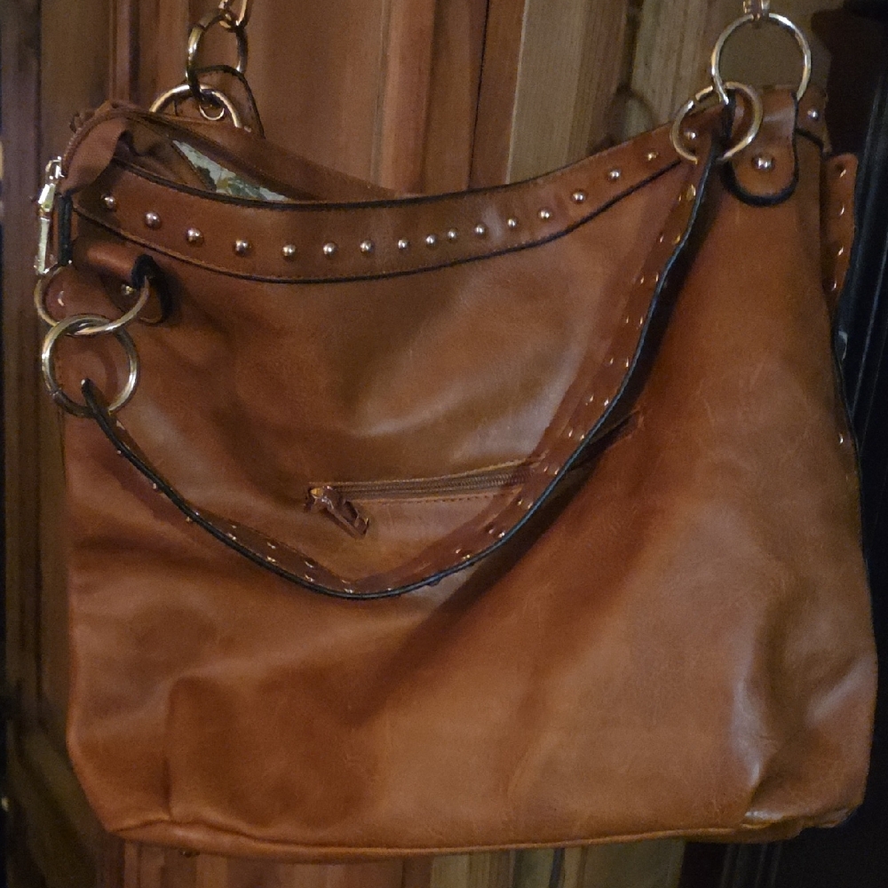 Source Unknown American Flag Studded Shoulder Bag - image 3